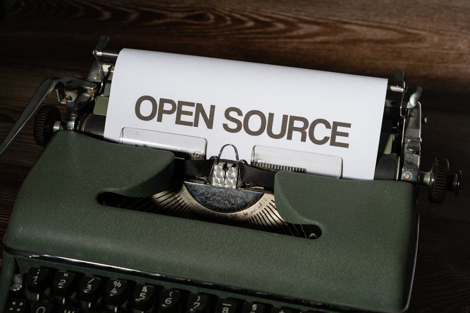 Close-Up Shot of a Typewriter